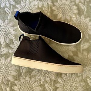 Rothy’s Hightop Chelsea Boot Sneaker - Black